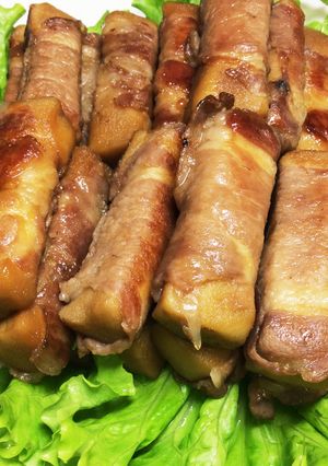 こうや豆腐の豚肉巻き-レシピのメイン写真