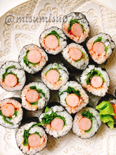 こども弁当の定番☆ソーセージ巻きごはん-レシピのメイン写真