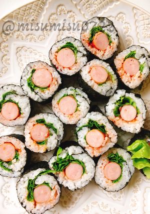 こども弁当の定番☆ソーセージ巻きごはん-レシピのメイン写真