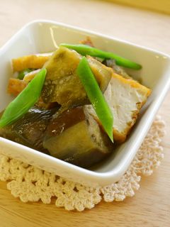 なすと厚揚げの煮物-レシピのメイン写真