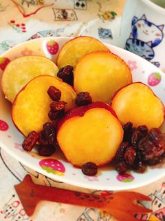 お砂糖なし☆さつまいものレーズンレモン煮-レシピのメイン写真