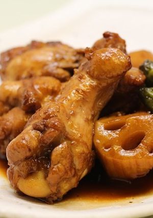 鶏肉とれんこんのさっぱり黒酢煮-レシピのメイン写真