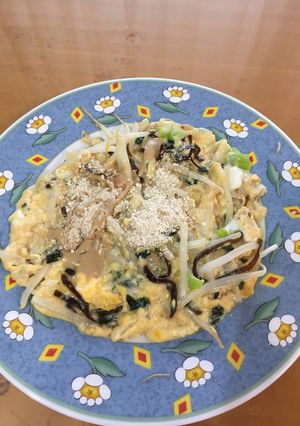 朝にお昼に簡単！卵もやしスクランブル-レシピのメイン写真