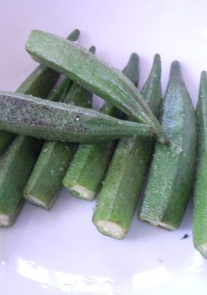 速攻野菜 カリッとオクラくん。塩味です-レシピのメイン写真