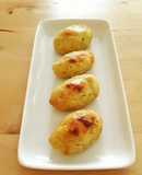 Sweet potato that looks like a cake in a toaster