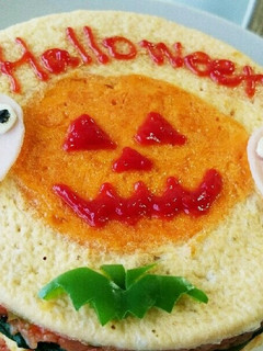ハロウィン☆ケーキみたいなオムライス-レシピのメイン写真