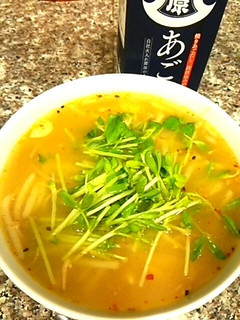 もやしと豆苗のあごだし蕎麦-レシピのメイン写真