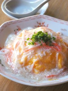 5分で♡ふわふわ塩あんかけの天津飯✿-レシピのメイン写真