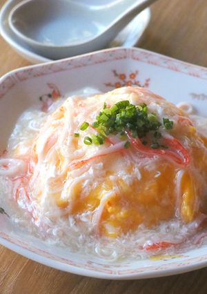 ５分で♡ふわふわ塩あんかけの天津飯✿-レシピのメイン写真