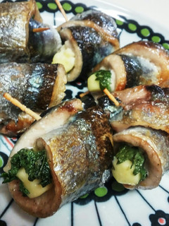 秋刀魚の大葉チーズ巻き-レシピのメイン写真