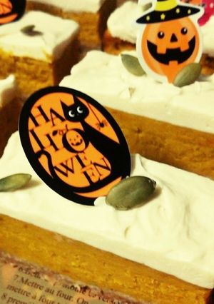 ハロウィンに☆どっしりかぼちゃのケーキ♪-レシピのメイン写真