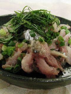 ★旬のレシピ★生秋刀魚(さんま)のタタキ-レシピのメイン写真