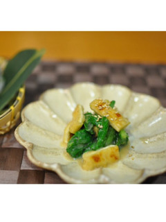 しろ菜と油揚げの酢みそ和え-レシピのメイン写真