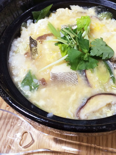調味料1つ!あごだしつゆで鱈入り雑炊☆-レシピのメイン写真