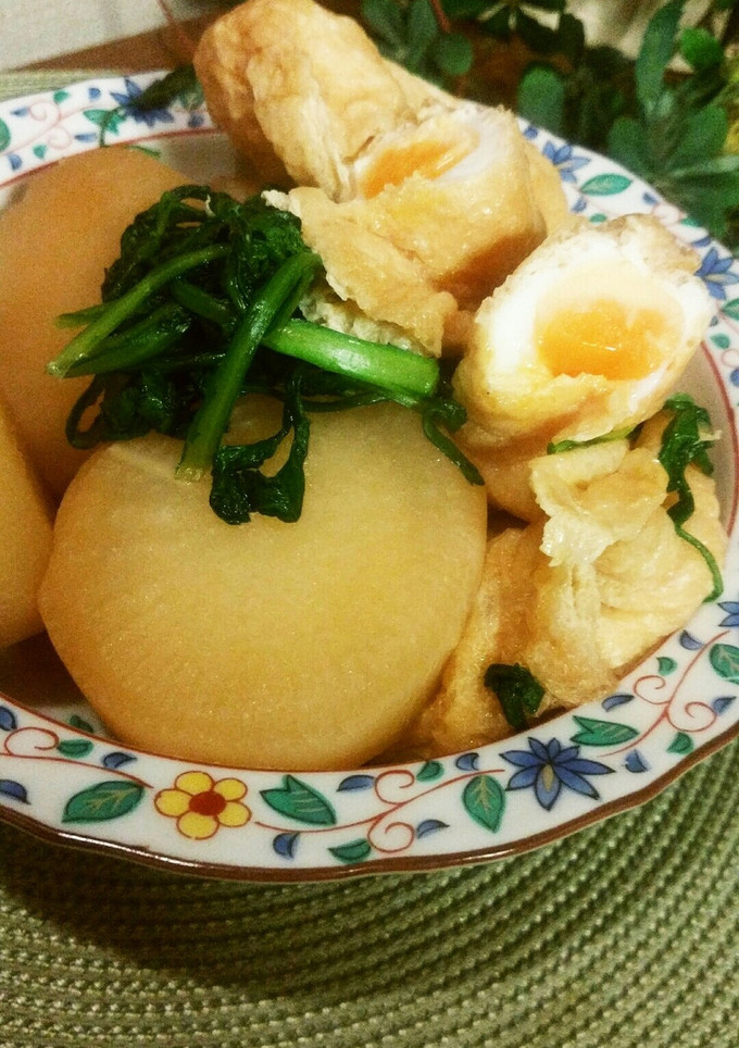 あごだしで大根と巾着玉子の煮♪-レシピのメイン写真
