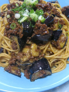 ナス味噌パスタ♪-レシピのメイン写真