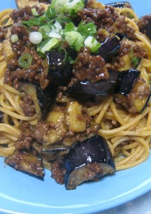 ナス味噌パスタ♪-レシピのメイン写真
