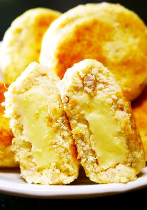 糖質オフ！ツナマヨ＆チーズ☆おからお焼き-レシピのメイン写真