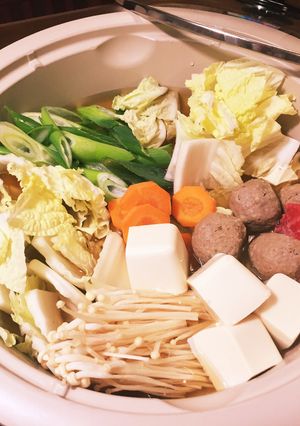 ウェイパーと鰹ダシの塩バターちゃんこ鍋-レシピのメイン写真