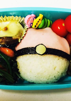 ポケモン　モンスターボールおにぎり-レシピのメイン写真