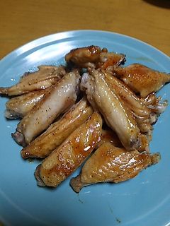超簡単!鳥手羽中の醤油焼き-レシピのメイン写真