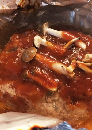 煮込みハンバーグ☆トースターで簡単-レシピのメイン写真