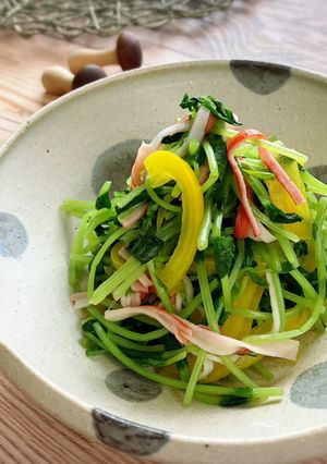 【レンジのみ！】早い♡色鮮やか豆苗和え-レシピのメイン写真