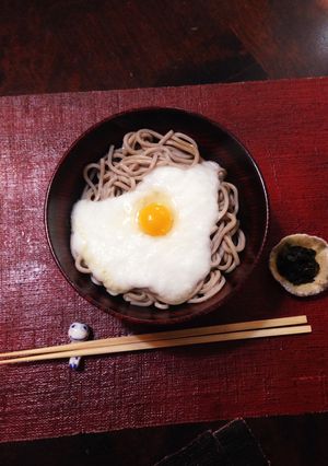 ぶっかけとろろ蕎麦 大晦日にも-レシピのメイン写真