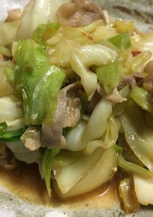 ご飯が進むピリ辛キャベツと豚肉の味噌炒め-レシピのメイン写真