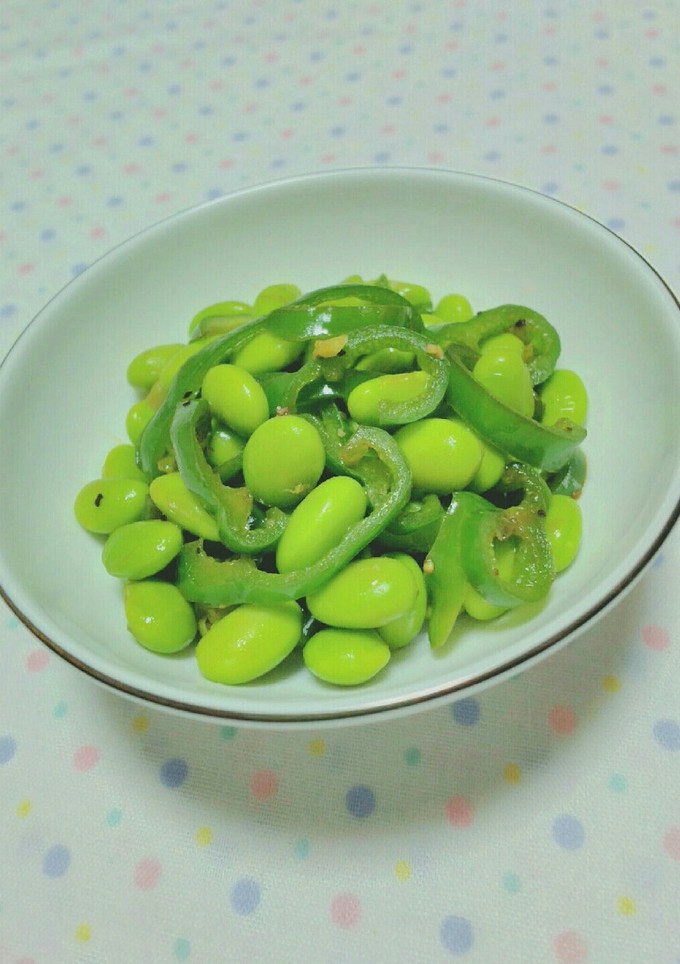 [お弁当に♪枝豆ピーマンのささっと炒め]-レシピのメイン写真