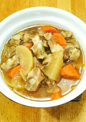 豚バラ軟骨と根菜の煮込み-レシピのメイン写真