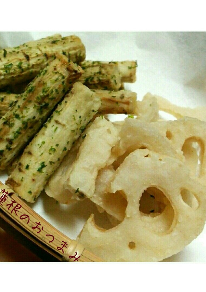 簡単おつまみ♪牛蒡と蓮根のカリカリ揚げ-レシピのメイン写真