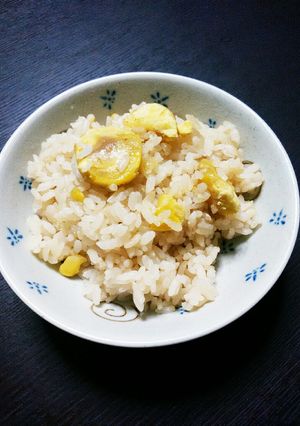 栗ご飯　栗が黄色く甘くてホクホク！-レシピのメイン写真