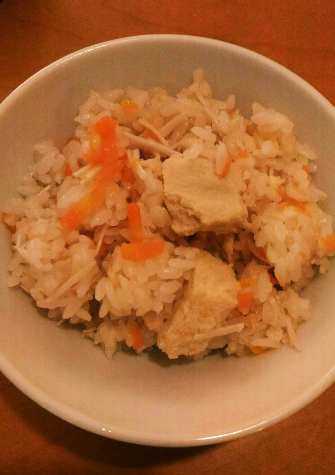 我が家の定番！高野豆腐の炊き込み御飯-レシピのメイン写真