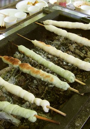 バーベキューのあとは棒焼きパン-レシピのメイン写真