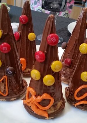 ハロウィン魔女のチョコ帽子-レシピのメイン写真