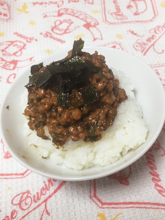 懐かしき学校給食の納豆煮-レシピのメイン写真