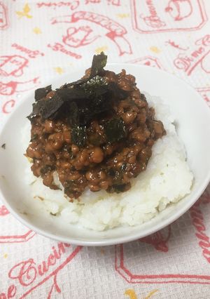 懐かしき学校給食の納豆煮-レシピのメイン写真