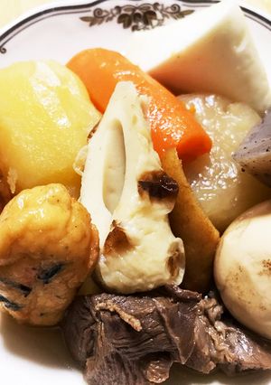 圧力鍋で時短!牛すじ肉がホロホロおでん-レシピのメイン写真