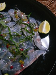 白身魚の昆布〆カルパッチョ-レシピのメイン写真