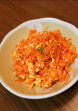 2歳娘の大好物♡にんじんしりしり-レシピのメイン写真