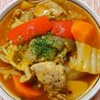 簡単!豚肉と白菜 きのこのサルサソース煮