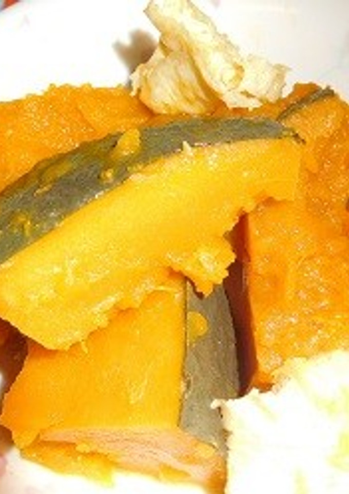 かぼちゃと油揚げのあごだしつゆ煮-レシピのメイン写真