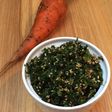あごだしつゆで美味♪人参葉のふりかけ