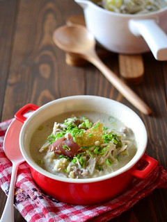 切り干し大根の食べるごま味噌豆乳スープ鍋-レシピのメイン写真