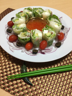 そうめん生春巻き-レシピのメイン写真
