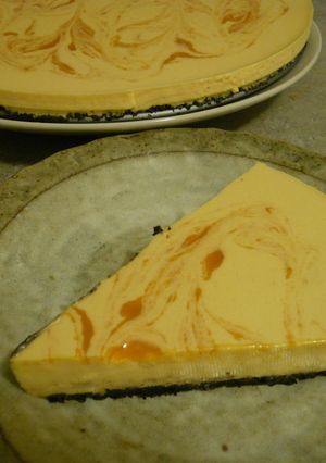 マンゴーマーブルチーズケーキ-レシピのメイン写真