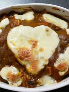 簡単♪残りのカレーでパングラタン☆-レシピのメイン写真