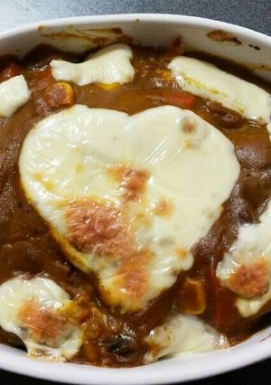 簡単♪残りのカレーでパングラタン☆-レシピのメイン写真