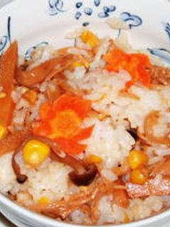 きのこととうもろこしの混ぜご飯-レシピのメイン写真